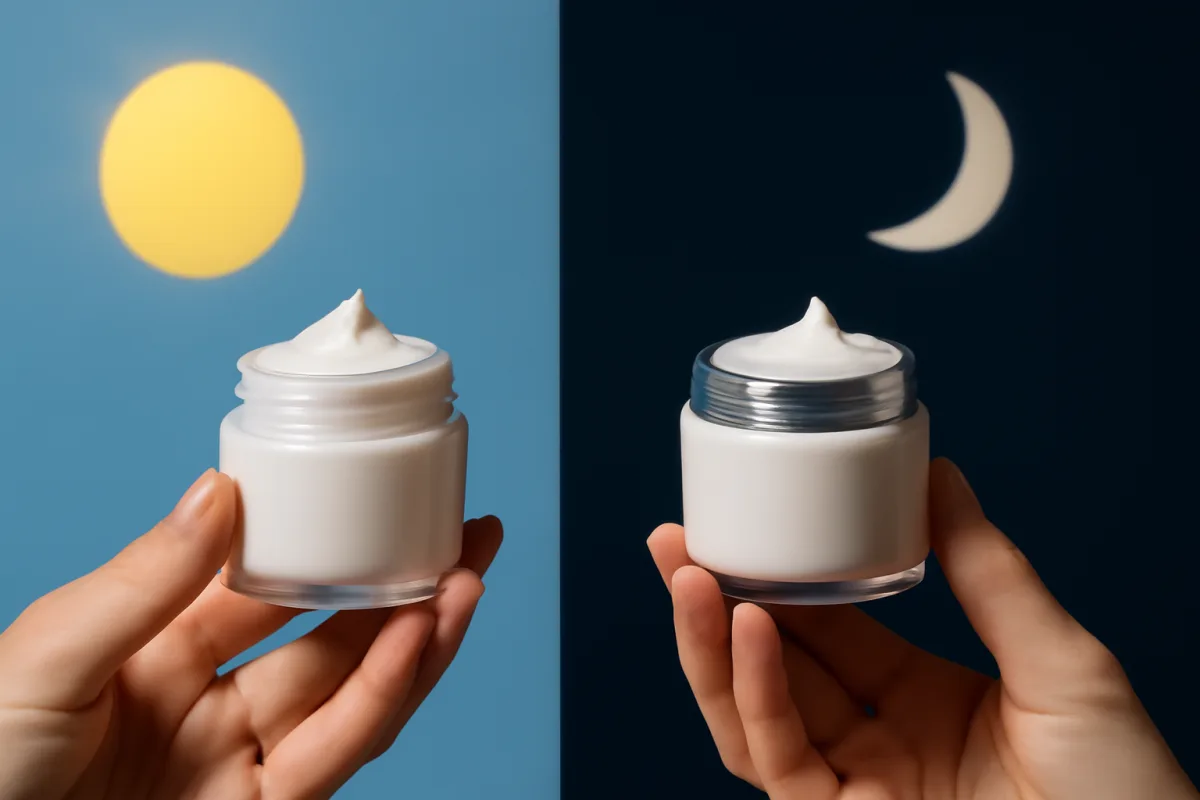 Cosa fa davvero la differenza tra una crema notte e una da giorno? Le risposte che ti sorprendono