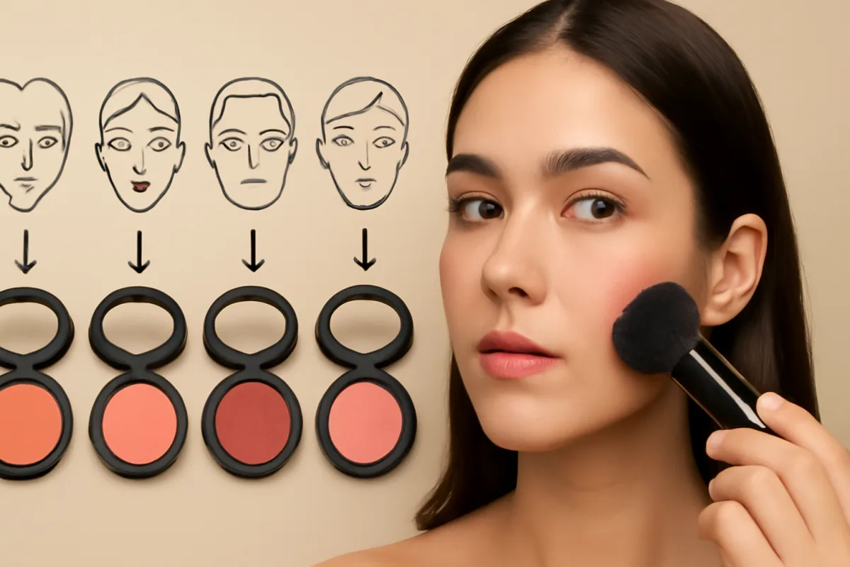 Come scegliere il blush perfetto? Il criterio in base alla forma del tuo volto